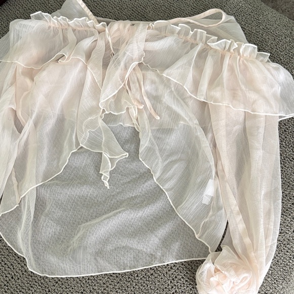 Sheer Ruffled Blouse - Picture 1 of 1